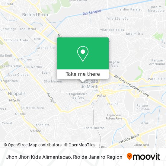 Jhon Jhon Kids Alimentacao map
