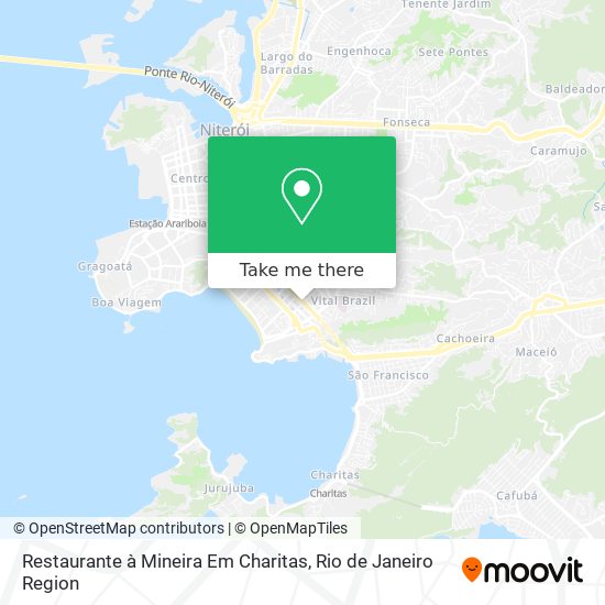 Mapa Restaurante à Mineira Em Charitas