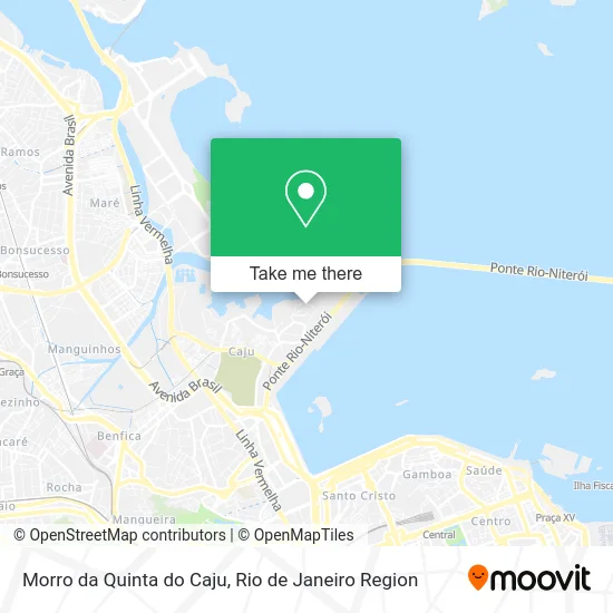 Morro da Quinta do Caju map