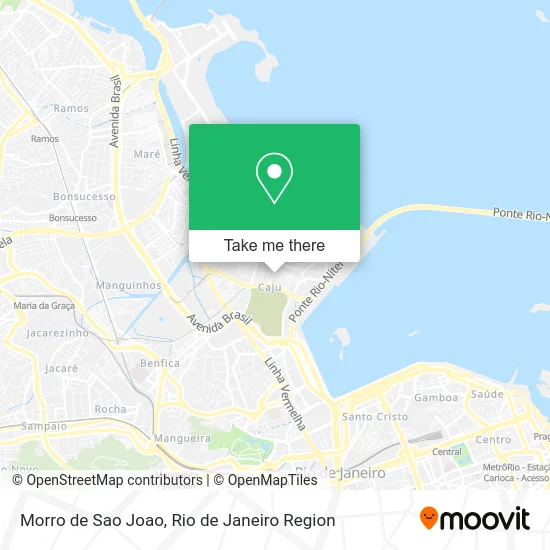 Morro de Sao Joao map