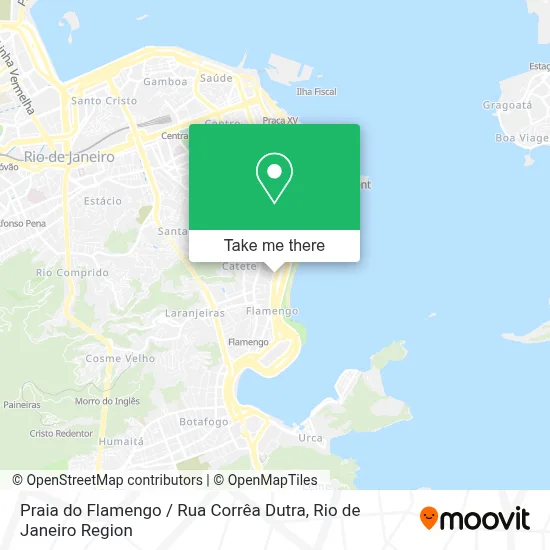 Praia do Flamengo / Rua Corrêa Dutra map