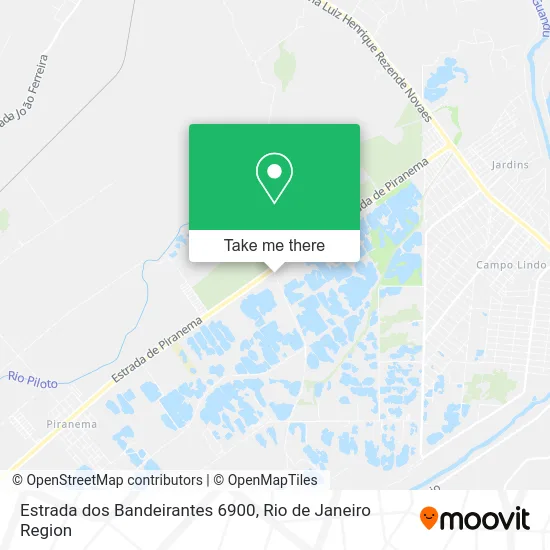 Estrada dos Bandeirantes 6900 map