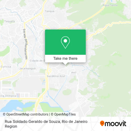 Rua Soldado Geraldo de Souza map