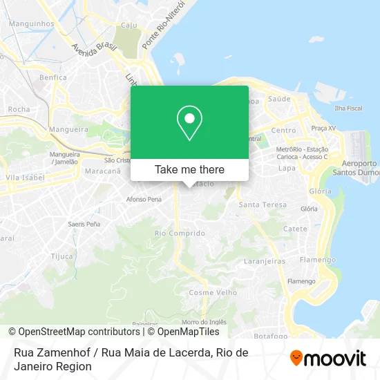 Rua Zamenhof / Rua Maia de Lacerda map