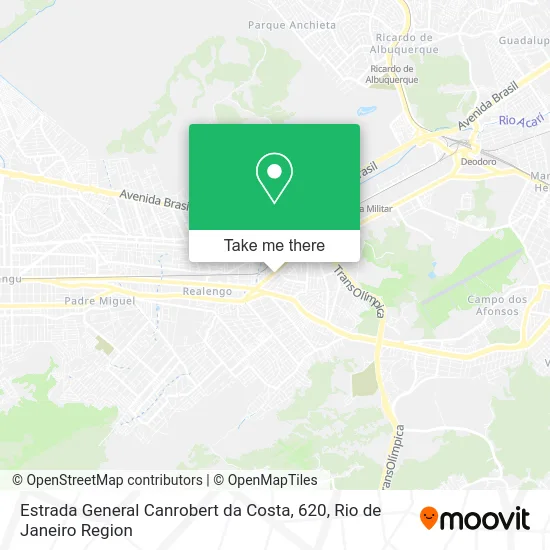 Estrada General Canrobert da Costa, 620 map