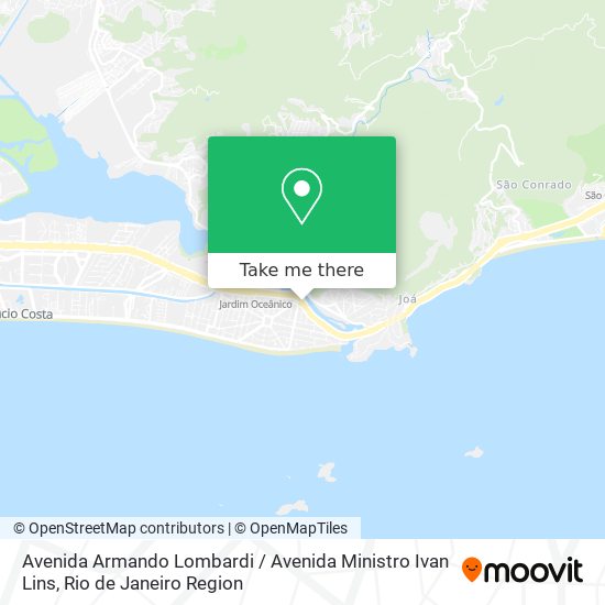 Avenida Armando Lombardi / Avenida Ministro Ivan Lins map