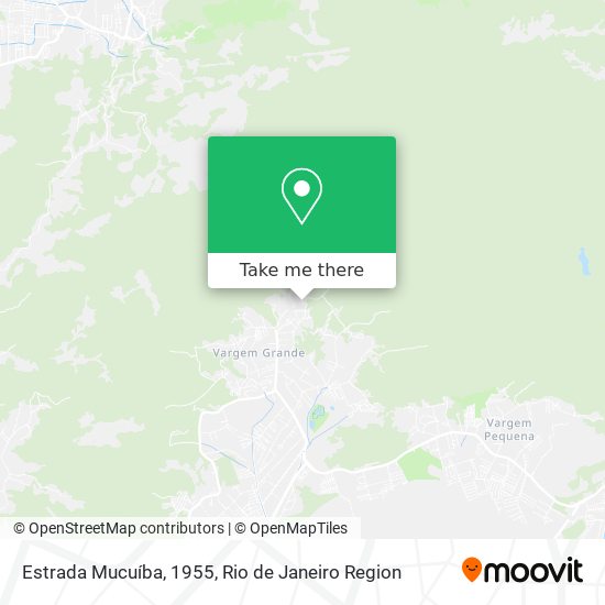 Estrada Mucuíba, 1955 map
