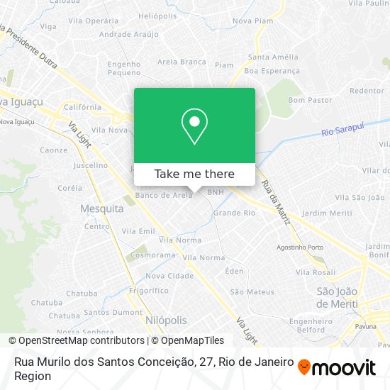 Mapa Rua Murilo dos Santos Conceição, 27