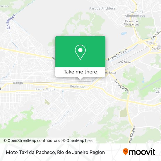 Mapa Moto Taxi da Pacheco