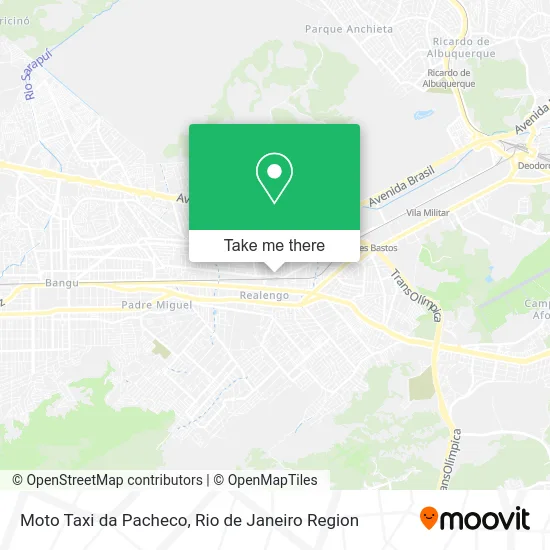Moto Taxi da Pacheco map