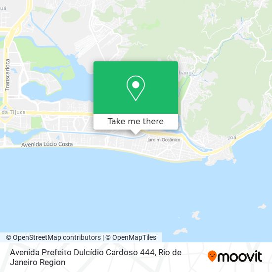 Avenida Prefeito Dulcídio Cardoso 444 map