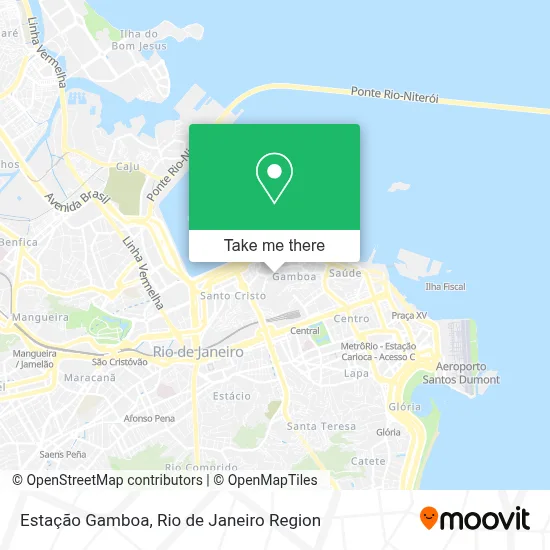 Estação Gamboa map