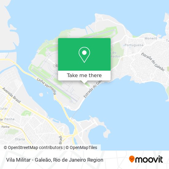 Mapa Vila Militar - Galeão