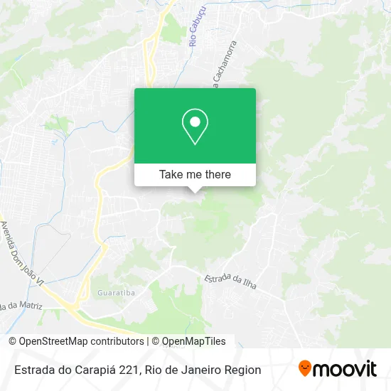 Estrada do Carapiá 221 map