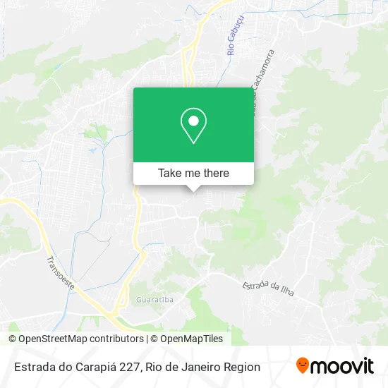 Estrada do Carapiá 227 map