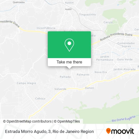 Estrada Morro Agudo, 3 map