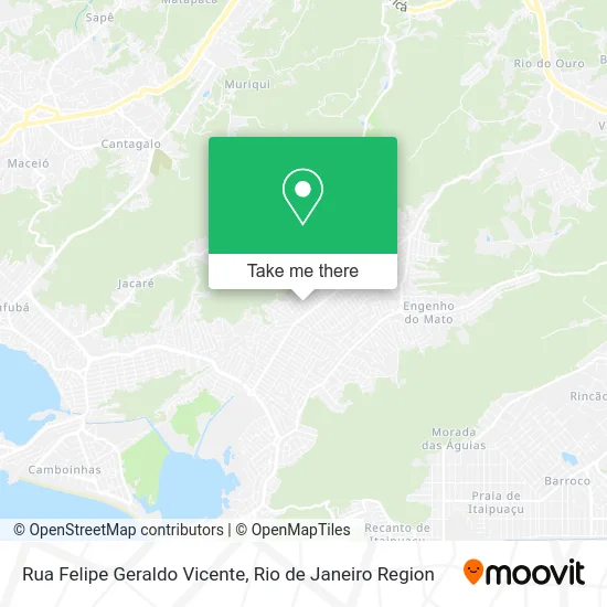 Rua Felipe Geraldo Vicente map
