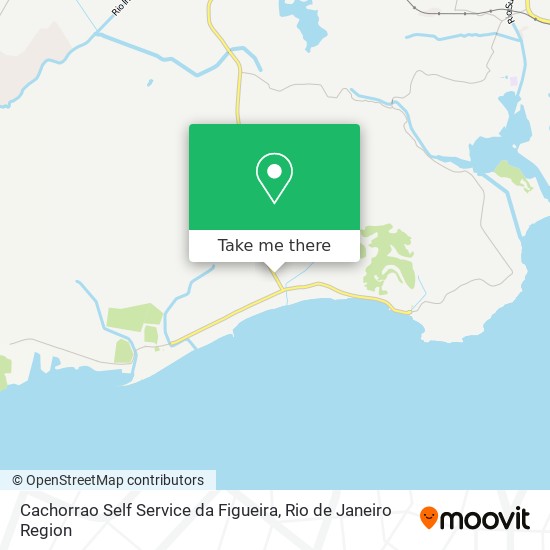 Mapa Cachorrao Self Service da Figueira