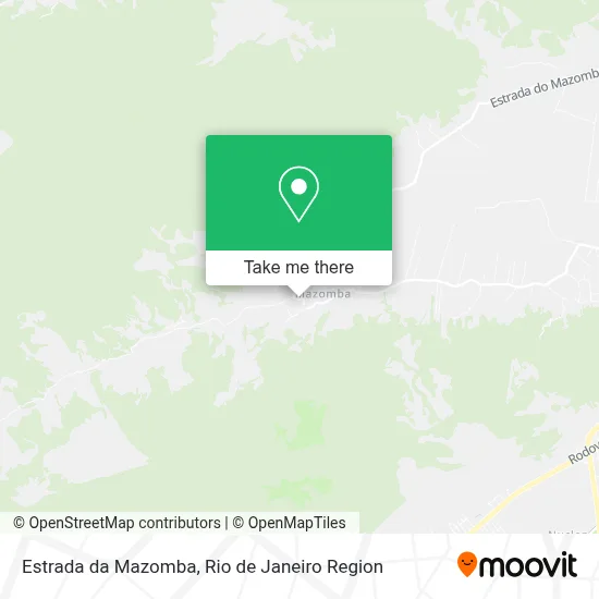 Estrada da Mazomba map