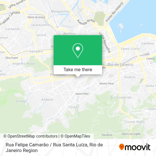 Rua Felipe Camarão / Rua Santa Luíza map