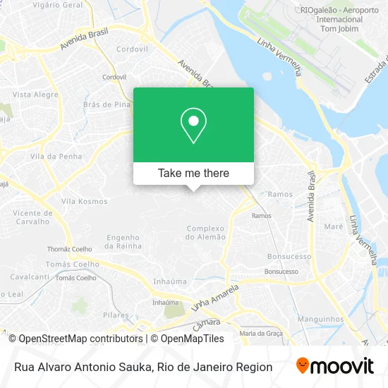 Rua Alvaro Antonio Sauka map