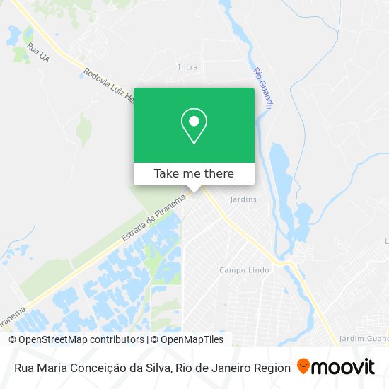 Rua Maria Conceição da Silva map