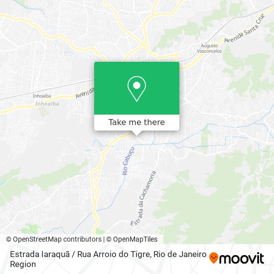 Mapa Estrada Iaraquã / Rua Arroio do Tigre