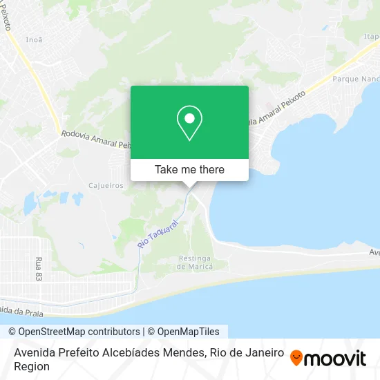 Avenida Prefeito Alcebíades Mendes map