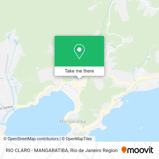 RIO CLARO - MANGARATIBA map