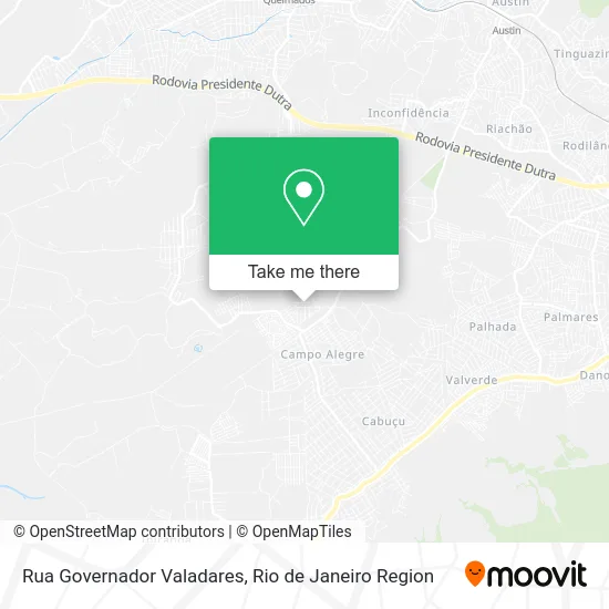 Rua Governador Valadares map