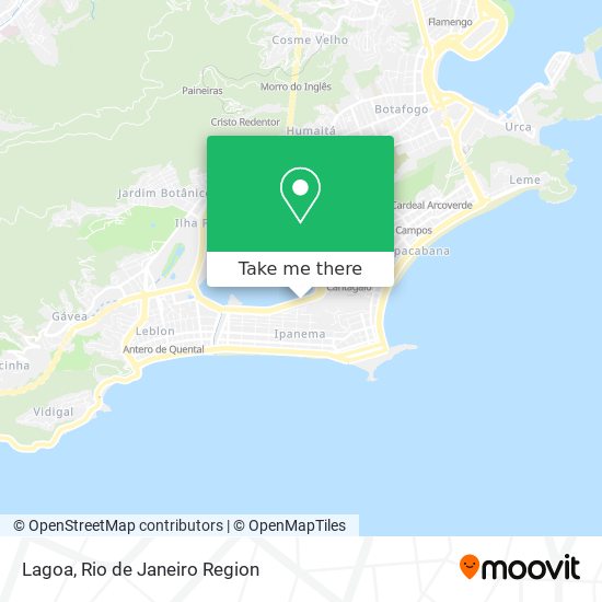 Lagoa map