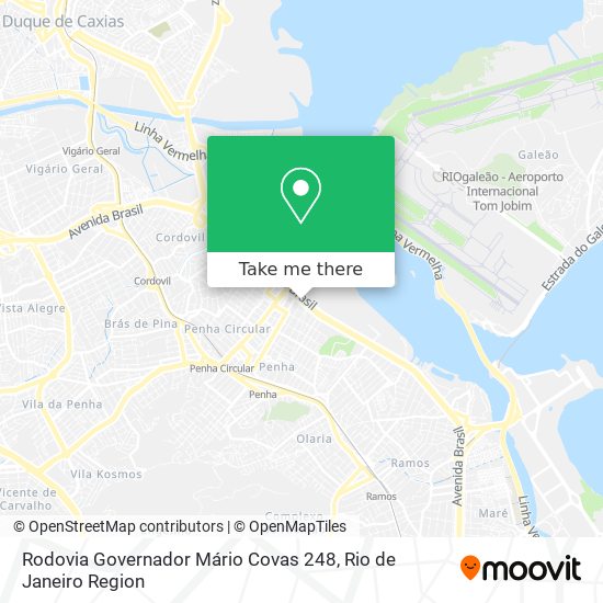 Mapa Rodovia Governador Mário Covas 248