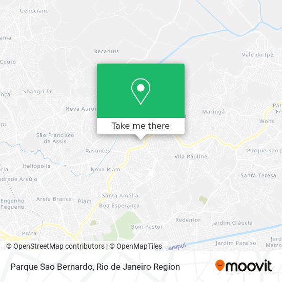 Mapa Parque Sao Bernardo