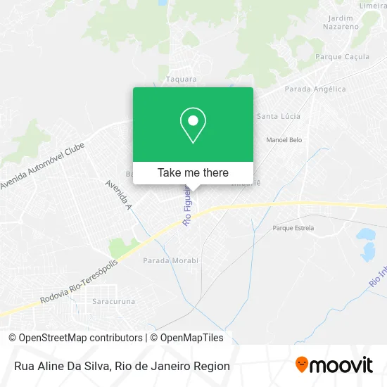 Rua Aline Da Silva map