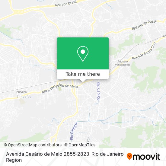 Avenida Cesário de Melo 2855-2823 map