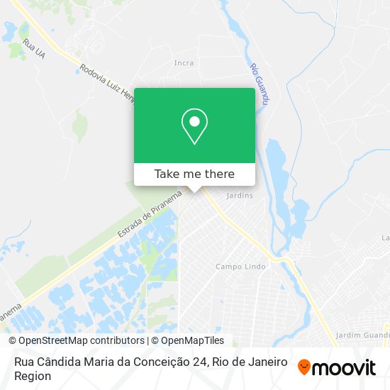 Mapa Rua Cândida Maria da Conceição 24