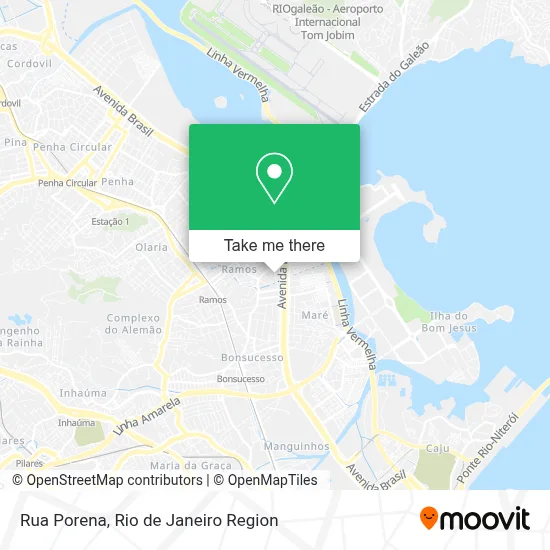 Rua Porena map