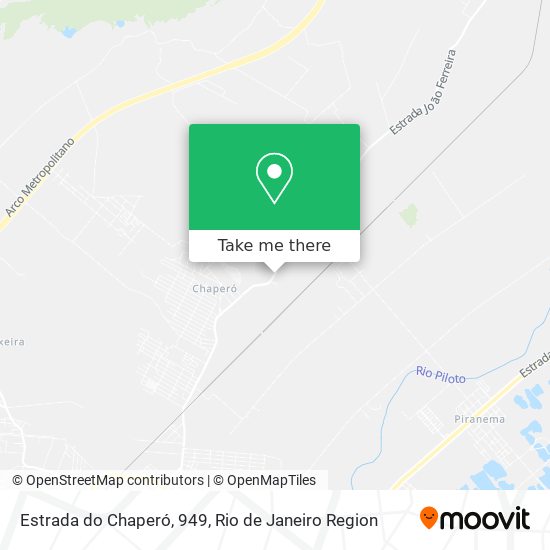 Estrada do Chaperó, 949 map
