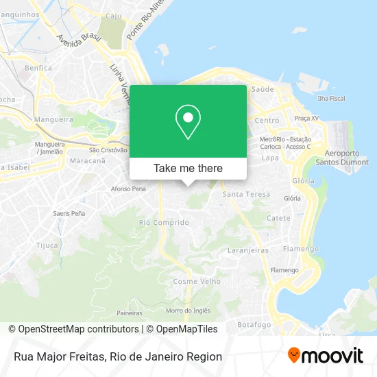 Rua Major Freitas map