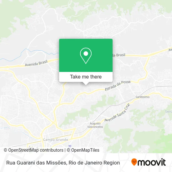 Rua Guarani das Missões map