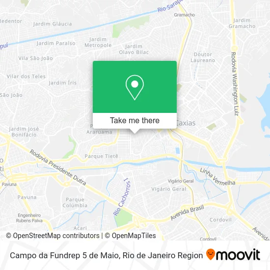 Campo da Fundrep 5 de Maio map
