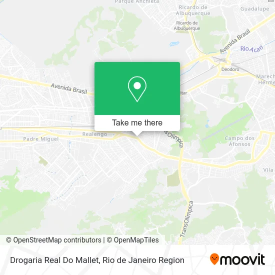 Drogaria Real Do Mallet map