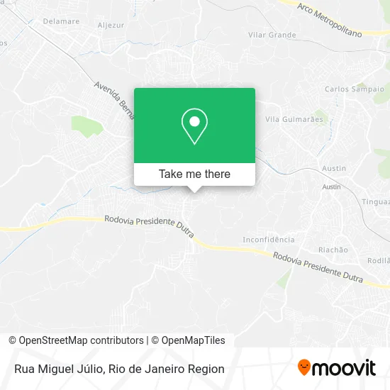 Rua Miguel Júlio map