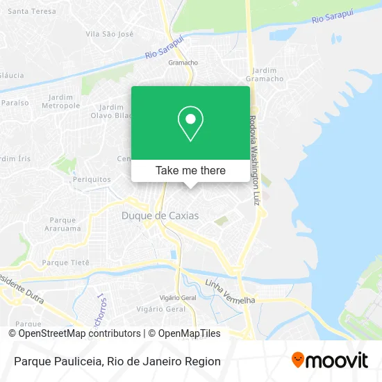 Parque Pauliceia map