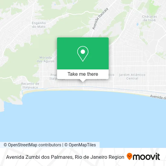 Avenida Zumbi dos Palmares map