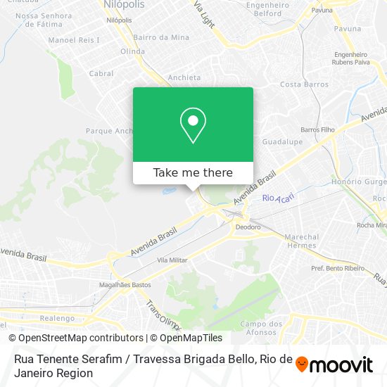 Rua Tenente Serafim / Travessa Brigada Bello map