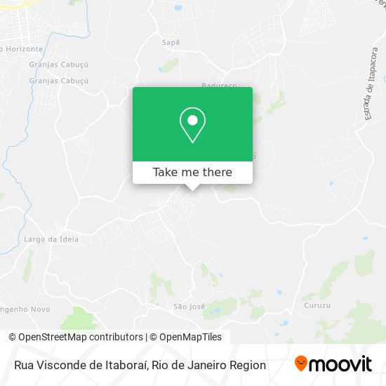 Rua Visconde de Itaboraí map