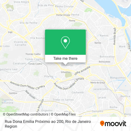 Rua Dona Emilia Próximo ao 200 map