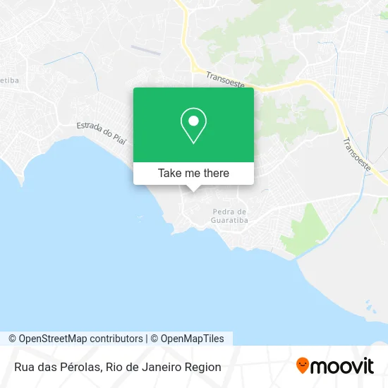 Rua das Pérolas map