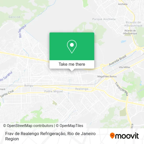 Frav de Realengo Refrigeração map